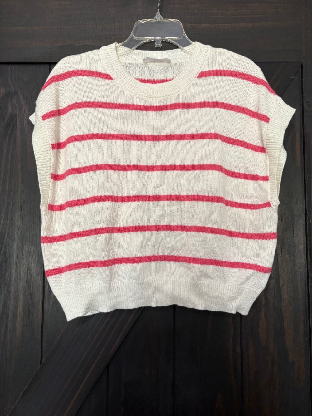 Pink striped top